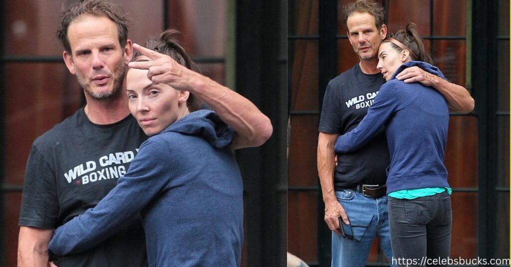 Whitney Cummings and Peter Berg