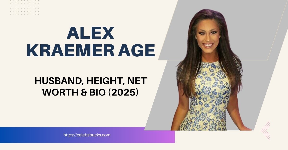Alex Kraemer in 2025 – Newsmax anchor, former Boston Bruins NESN rinkside reporter, sports journalist and television personality