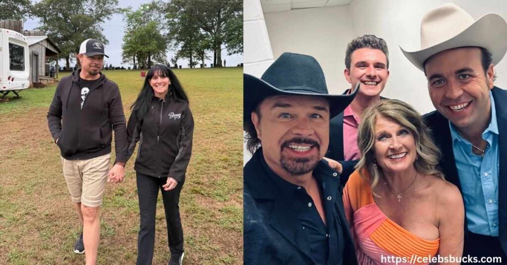 Clay Cooper with wife Tina Cooper, Branson entertainer family team.